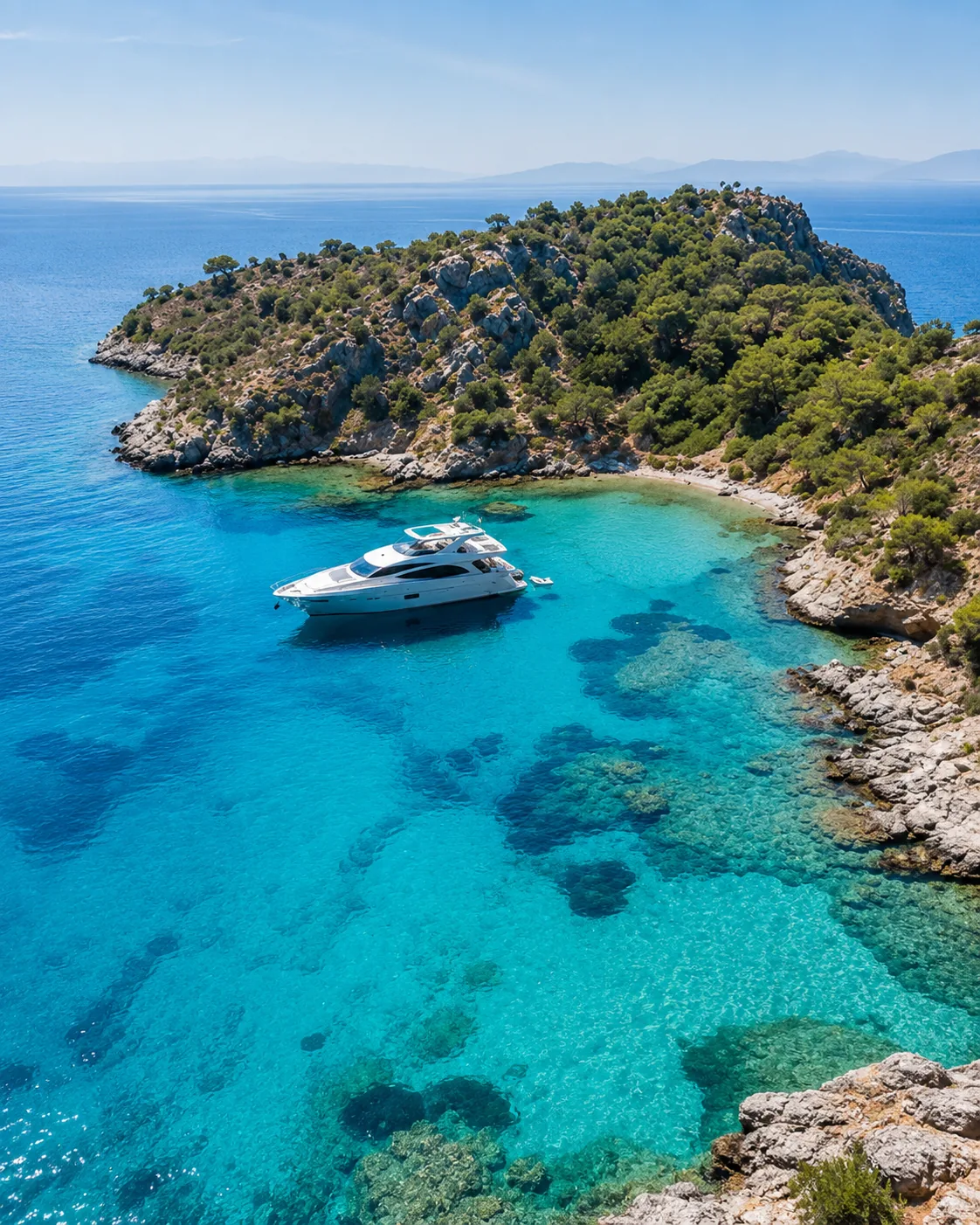Orak Adası turkuaz koyu
